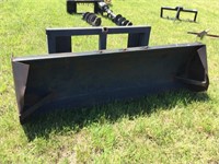 76" Snow Pusher w/Skid Steer Hook Up