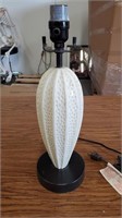 Decorative White Table Lamp, 17"