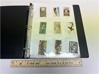 Early 1900s Tobacco  Cards in A Binder