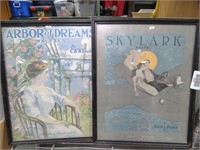 2 Old Sheet Music Covers
