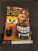 Crazy Faces Pumpkin Carving Decorating Kit
