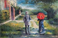 Original in the manner of Gustave Caillebotte