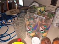 Lot of drinking glasses