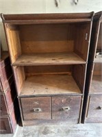 2 TIER LAWYER BOOKCASE / FILE CABINET