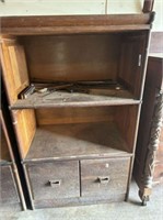 2 TIER LAWYER BOOKCASE / FILE CABINET