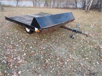 Comet 95"x96" 2 place steel snowmobile trailer