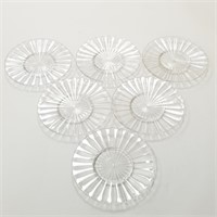 6 Villeroy & Boch Paloma Picasso crystal plates -