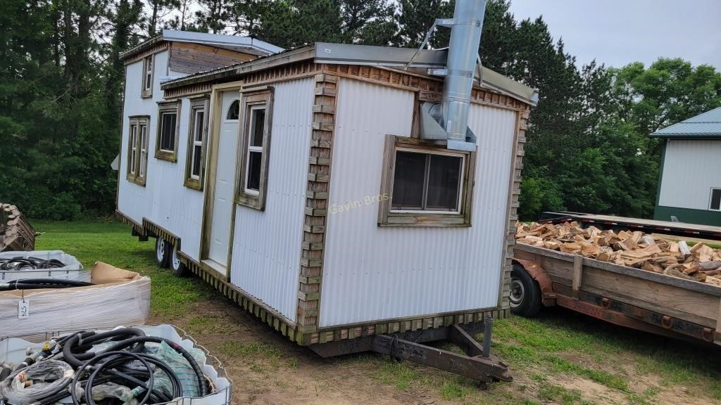 30+- Homemade Park Model Home on Trailer