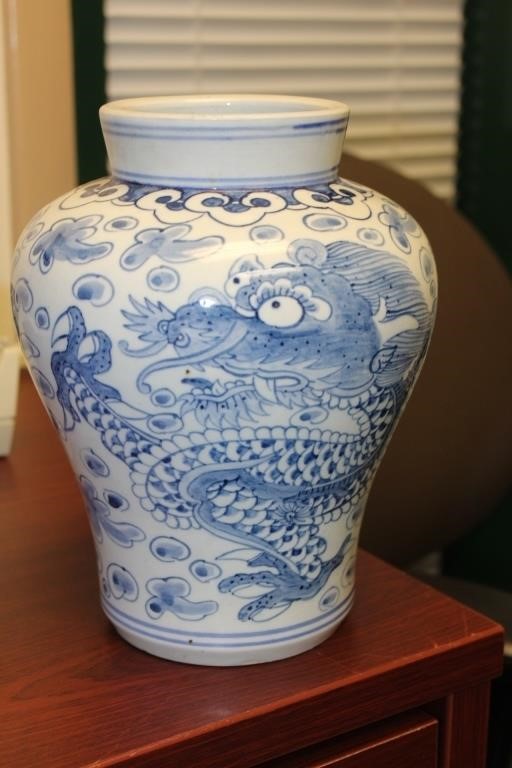 An Antique Korean Dragon Jar