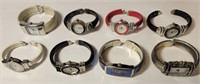 T - LOT OF 8 COSTUME JEWELRY WATCHES (L71)