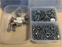 Container Of Bolts & Container Of Tap Parts