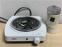 Salter Electric Single Burner And Coffee Bean