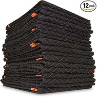 12pk WEN Padded Moving Blankets 72"x80"