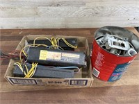 Flat of ballasts & electrical parts