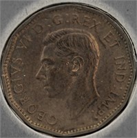 1943 Canada .05¢ Coin