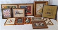 Mexican Feathercraft & Framed Pictures
