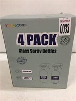 4 PACK GLASS SPRAY BOTTLES