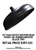 10" Rain Down Shower Head