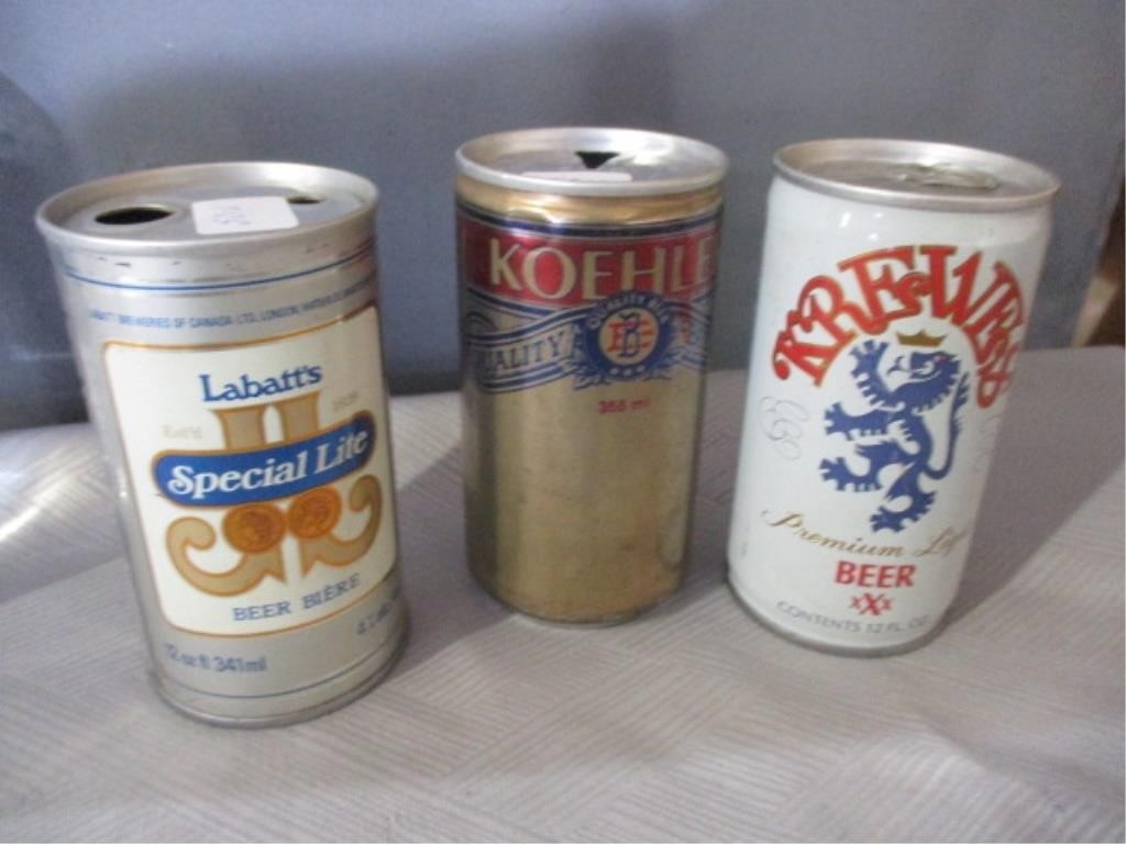 beer cans