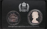 1977 Bermuda $25 Queen Elizabeth Silver Jubilee