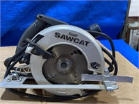 Nice Super Sawcat Circular Saw Running