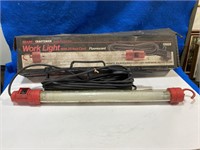 Sears Fluorescent Shop Light 25’ Cord Working