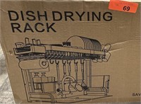 NEW DISH DRYING RACK IN BOX STAINLESS STEEL NICE