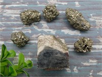 PYRITE ROCK STONE LAPIDARY SPECIMEN