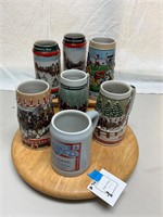 Budweiser Stein Lot of 7