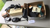 Camera lot cannon AE-1 and misc
