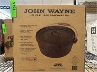 JOHN WAYNE CAST IRON DUTCH OVEN