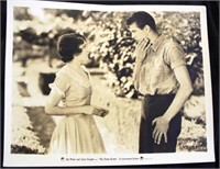 "The First Kiss" black and white movie still