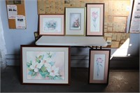 Framed Floral Botanical Art Prints