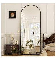 GLSLAND Arch Full Length Floor Mount Mirror