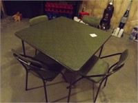 Card table & 4 Chairs