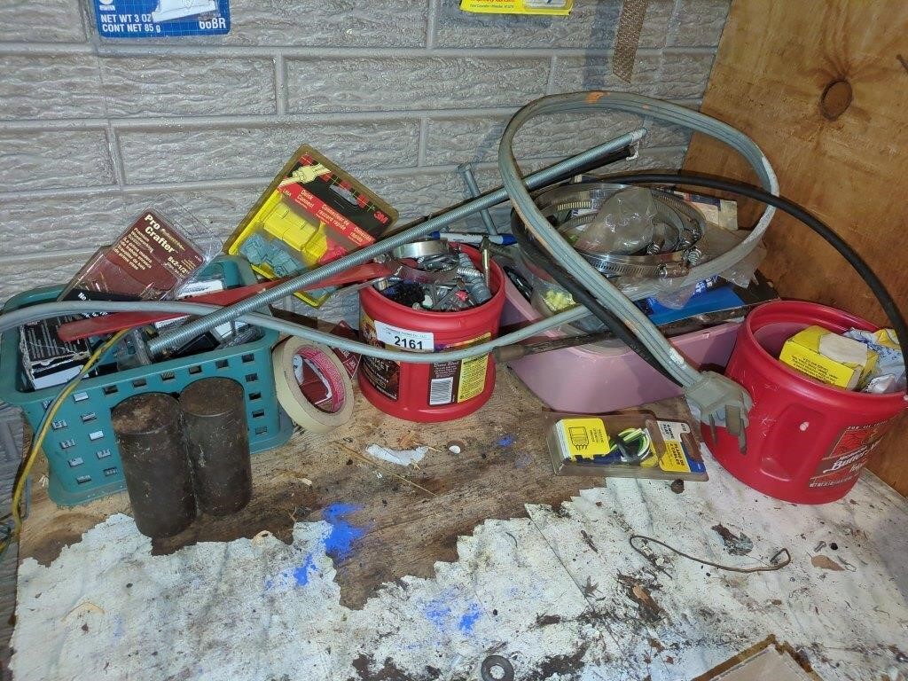 miscellaneous parts, hardware, electrical cord,