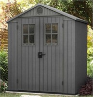 NEW - KETER DARWIN 6' X 4' SHED - MISSING HARDWARE