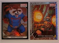 Rocket Raccoon Marvel Platinum Cards