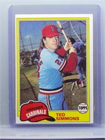 1981 Topps Ted Simmons