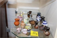 18pc Miniature Pottery