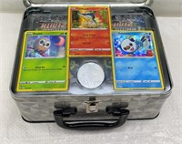 Pokémon chest with cards