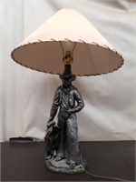 Cowboy Lamp with Shade - Works