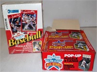 1990 Donruss Baseball Box & 1987 Pop-Up Card Box
