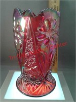 Imperial Glass celery vase - 6 1/2" - red