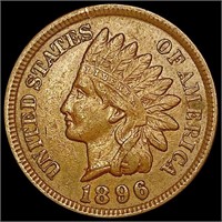 1896 Indian Head Cent CLOSELY UNCIRCULATED