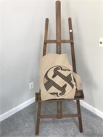 Easel with Stone Display (display is as-is)
