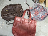 GROUP OF HAND BAGS, MISC