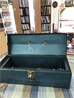 Blue Tool Box with Misc Tools