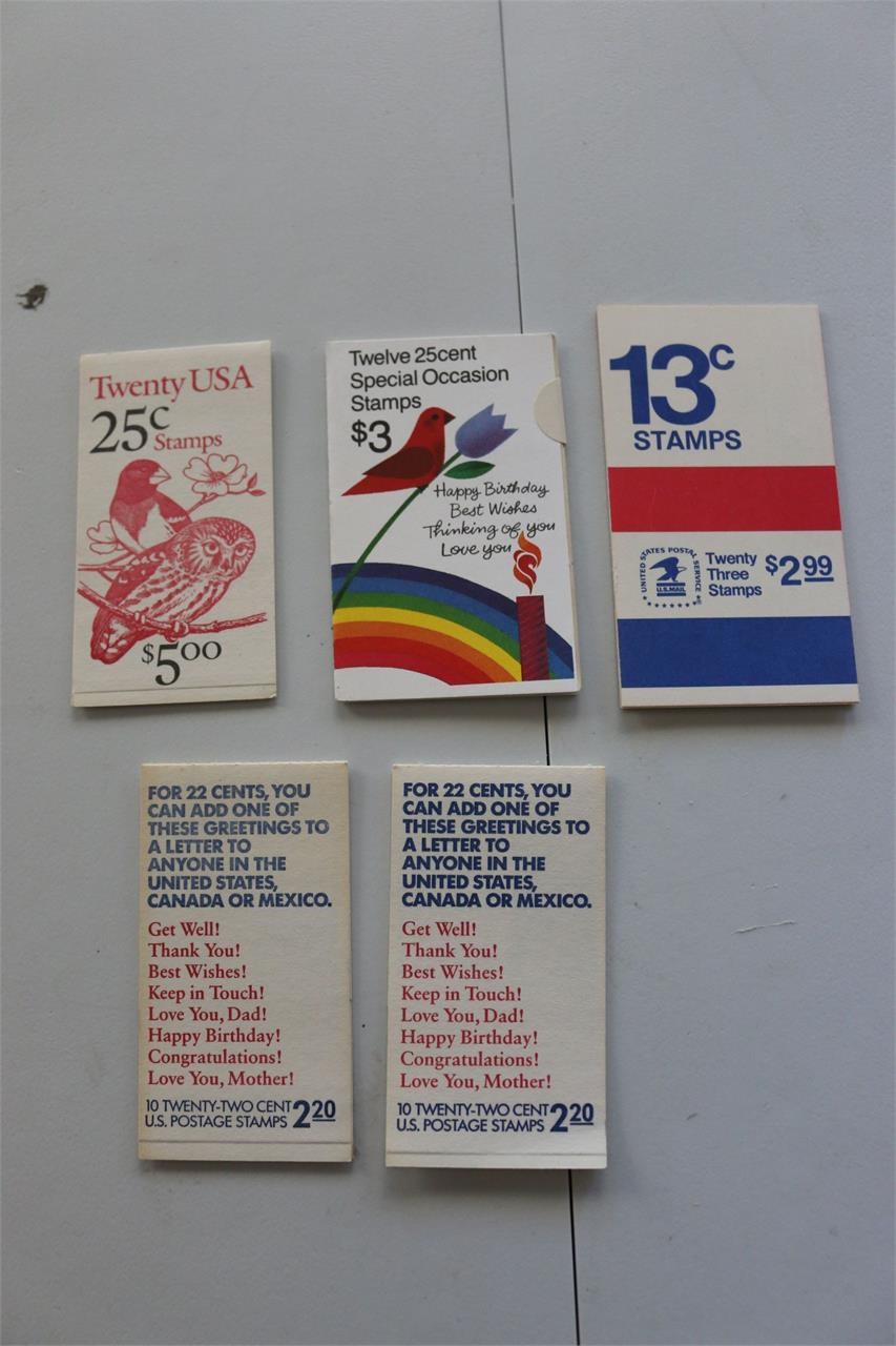 Assorted US Stamp Packs Group E