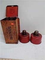 Vintage flares with storage box